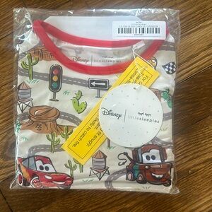 Little Sleepies Disney Cars 2 piece short sleeve pajama set 3T